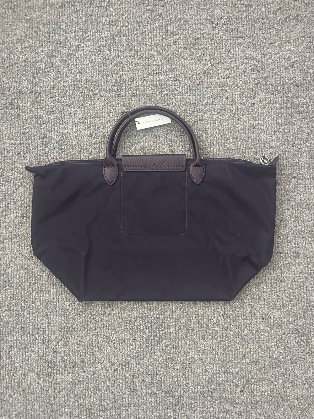 RARE Vintage Longchamp Large Le Pliage Butterfly Dragonfly Bag in Purple w/TAGS - Picture 2 of 5